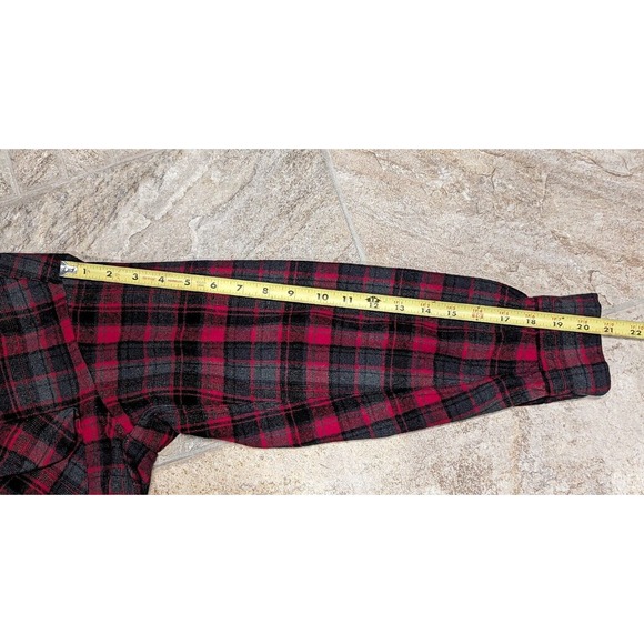 Vintage 1960's Pendleton Plaid Long Sleeve Button Up Wool Board Shirt Small - Picture 11 of 13